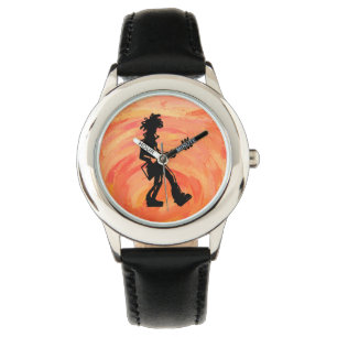 New York Boogie Nights Guitar Orange Watch