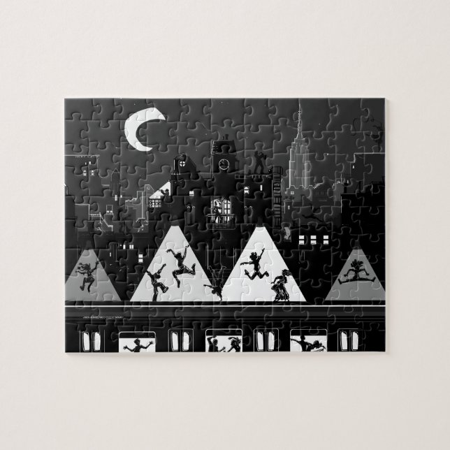 New York Boogie Nights Jigsaw Puzzle (Horizontal)