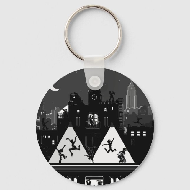 New York Boogie Nights Key Ring (Front)