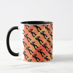New York Boogie Nights Saxophone Orange Mug