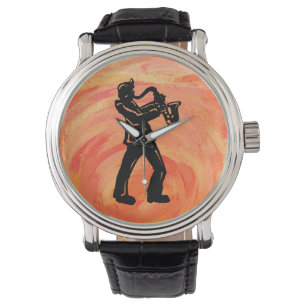 New York Boogie Nights Saxophone Orange Watch