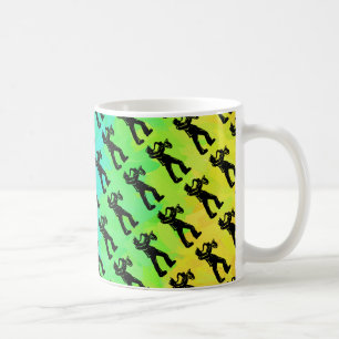 New York Boogie Nights Saxophone Rainbow Coffee Mug