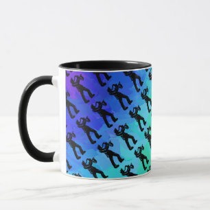 New York Boogie Nights Saxophone Rainbow Mug
