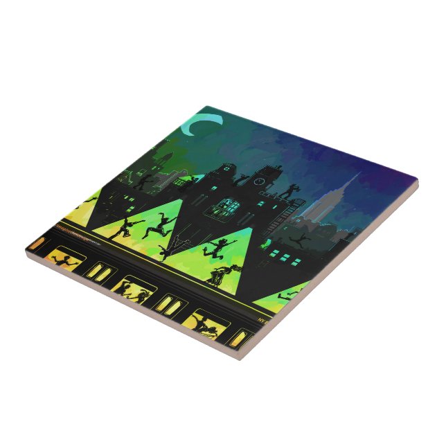 New York Boogie Nights Tile (Side)