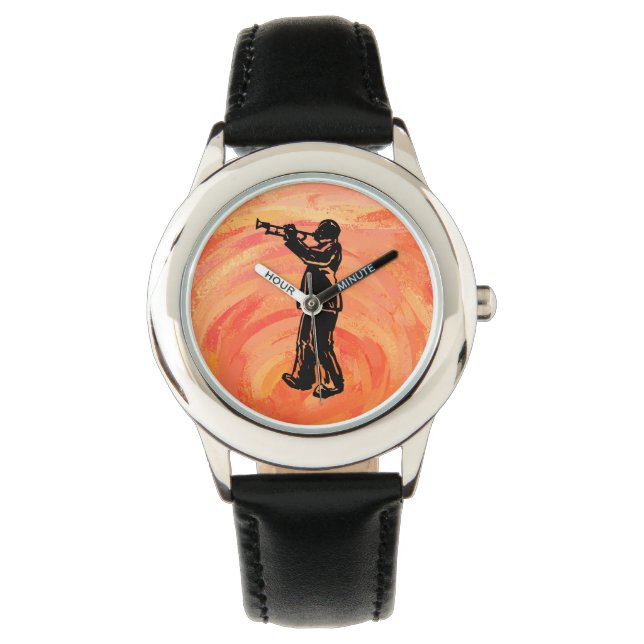 New York Boogie Nights Trumpet Orange Watch (Front)