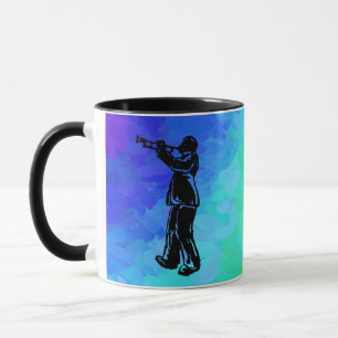 New York Boogie Nights Trumpet Rainbow Mug