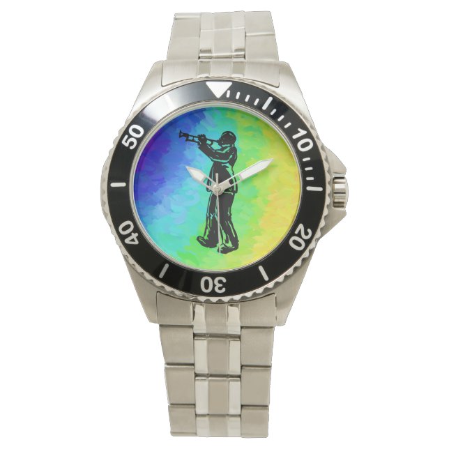 New York Boogie Nights Trumpet Rainbow Watch (Front)