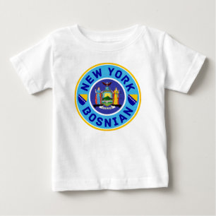 New York Bosnian American Baby T-Shirt
