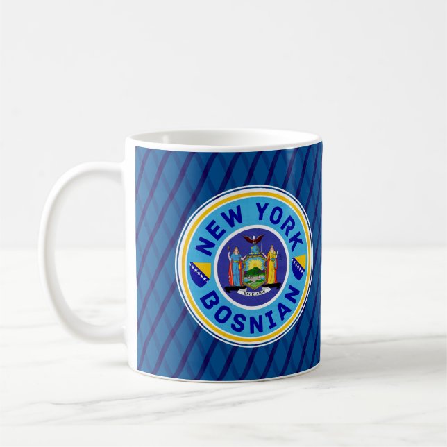 New York Bosnian American Coffee Cup (Left)