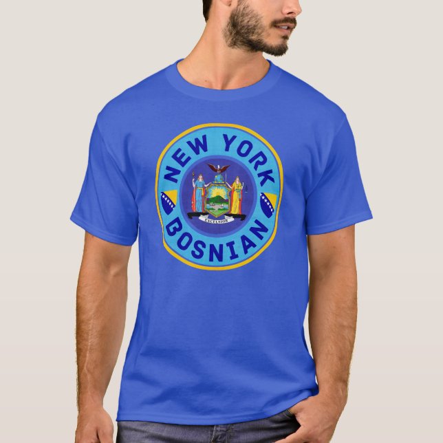 New York Bosnian American T-Shirt (Front)
