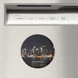 New York: Bright Lights, City Lights Magnet