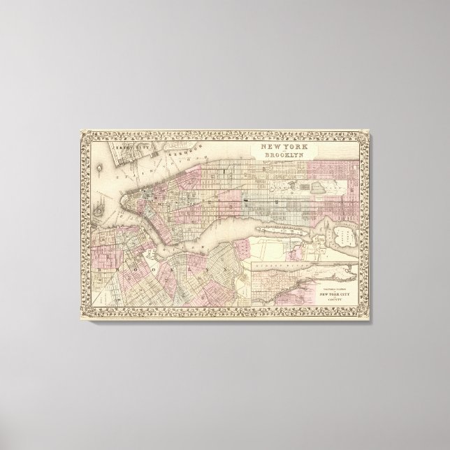 New York, Brooklyn 2 Canvas Print (Front)