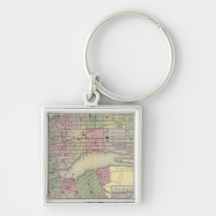 New York, Brooklyn 2 Key Ring