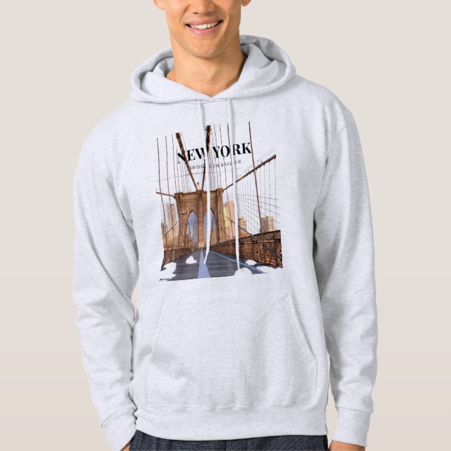 New York Brooklyn Bridge   Hoodie (Front)
