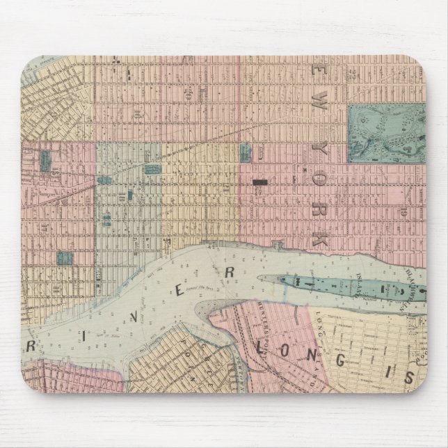 New York, Brooklyn Mouse Mat (Front)