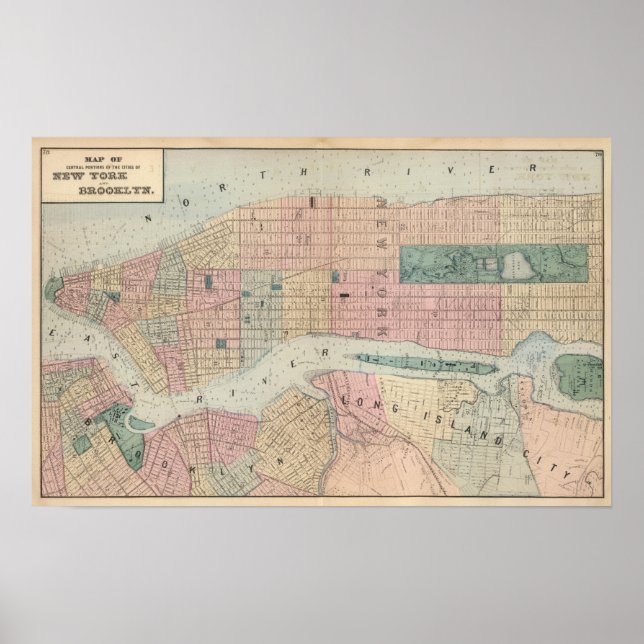 New York, Brooklyn Poster (Front)