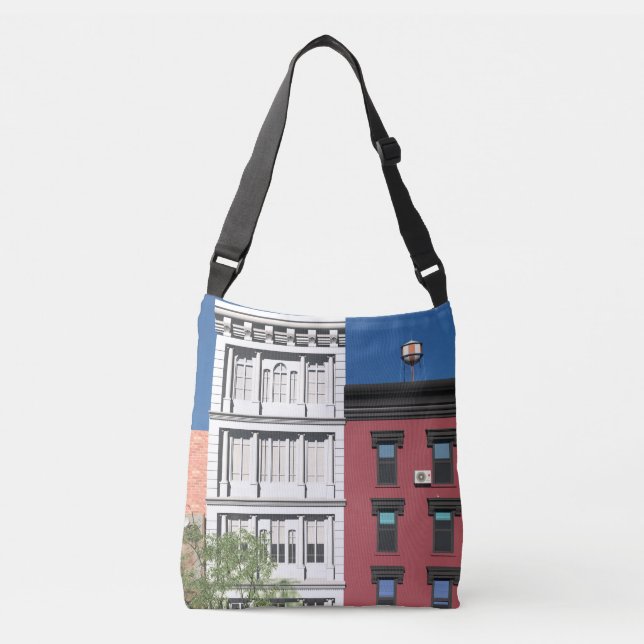 New York Buildings Crossbody Bag (Front)
