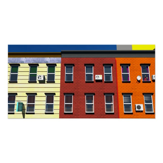 New York Buildings Poster (Front)