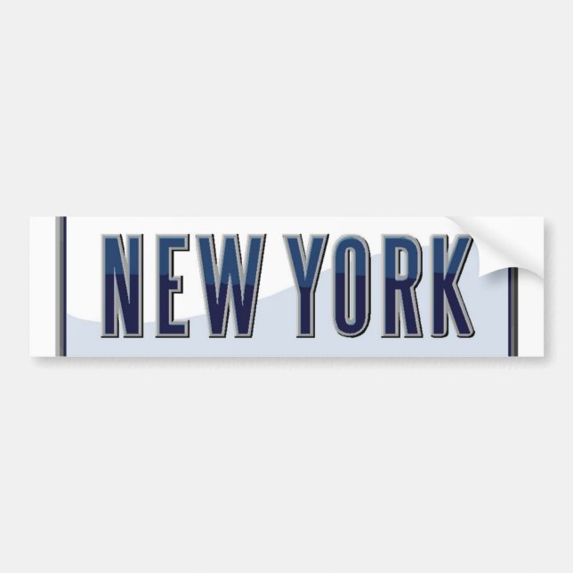 New York Bumper Sticker (Front)