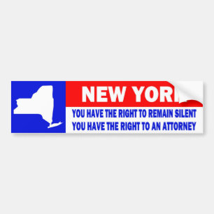 NEW YORK BUMPER STICKER