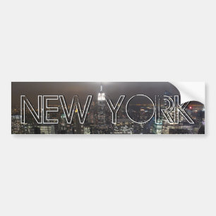 New York Bumper Sticker NY City Bumper Sticker