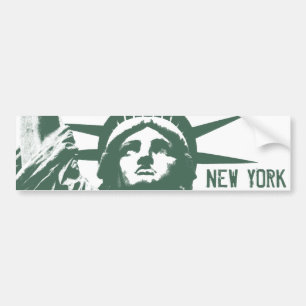 New York Bumper Sticker Statue of Liberty Stickers