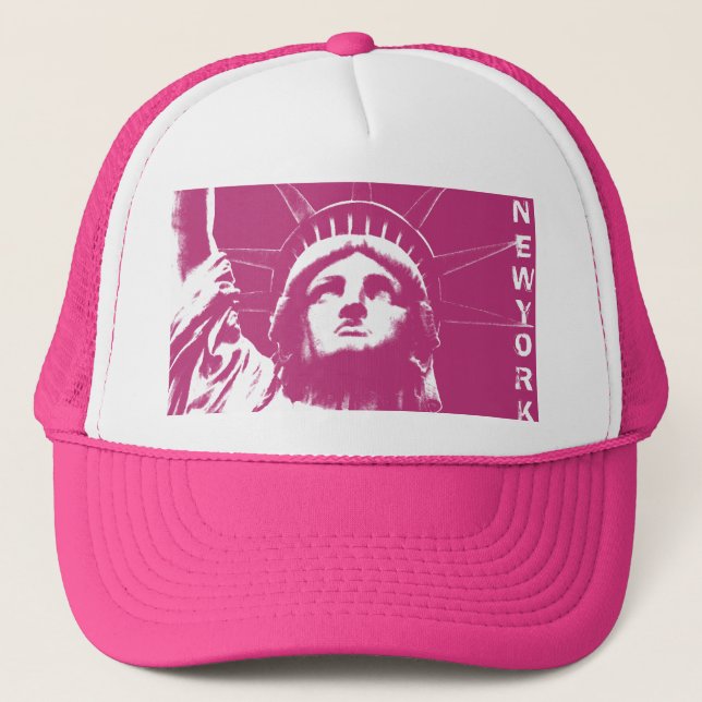New York Caps Pink New York Souvenir Liberty Gifts (Front)
