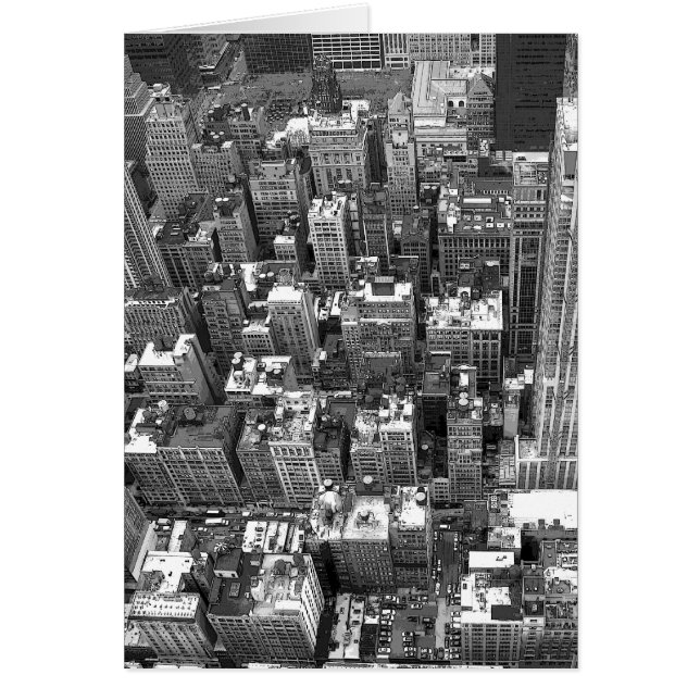 New York Card Cityscape New York Souvenir Card (Front)