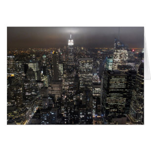 New York Card Cityscape New York Souvenir Card