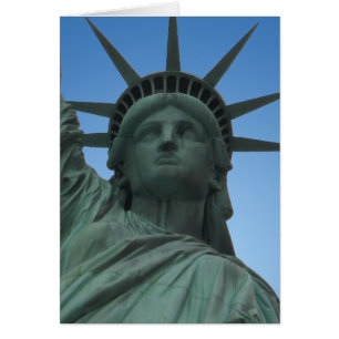 New York Card New York Blank Statue of Liberty