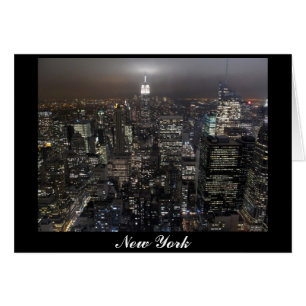 New York Card New York City Skyline Souvenir Card