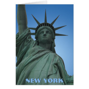 New York Card New York Souvenir Card Landmarks