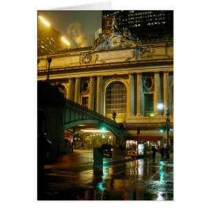 New York Card Souvenir Grand Central Station Card