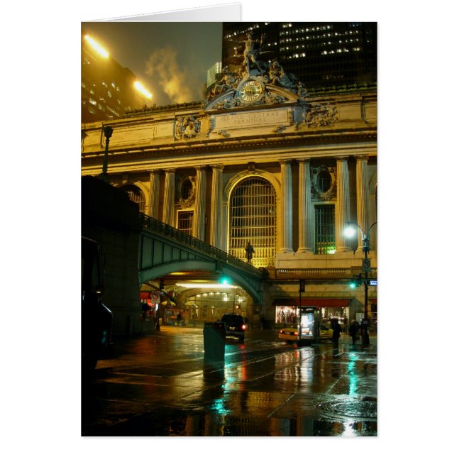 New York Card Souvenir Grand Central Station Card (Front)