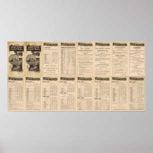 New York Central and Hudson River Railroad 2 Poster