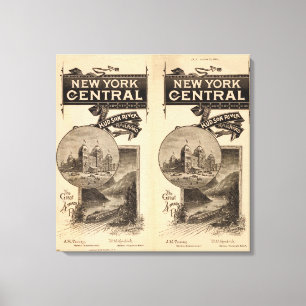 New York Central and Hudson River Railroad Canvas Print