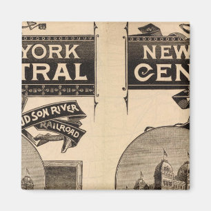 New York Central and Hudson River Railroad Magnet