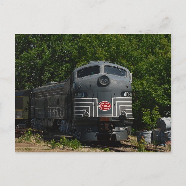 New York Central Locomotive Postcard (Front)