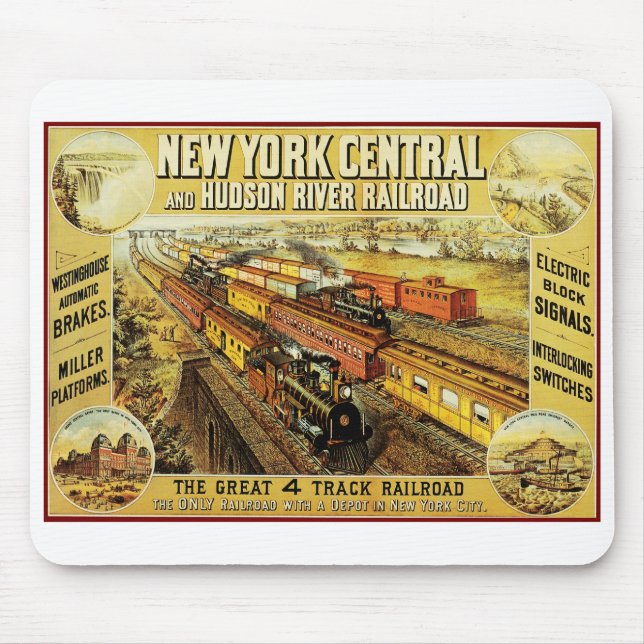 New York Central Mouse Mat (Front)