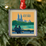 New York Central Park Bench Metal Tree Decoration<br><div class="desc">Anderson Design Group is an award-winning illustration and design firm in Nashville,  Tennessee. Founder Joel Anderson directs a team of talented artists to create original poster art that looks like classic vintage advertising prints from the 1920s to the 1960s.</div>