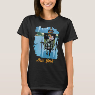 New York Central Park Carriage Travel T-Shirt