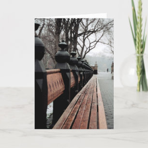 New York Central park greeting card