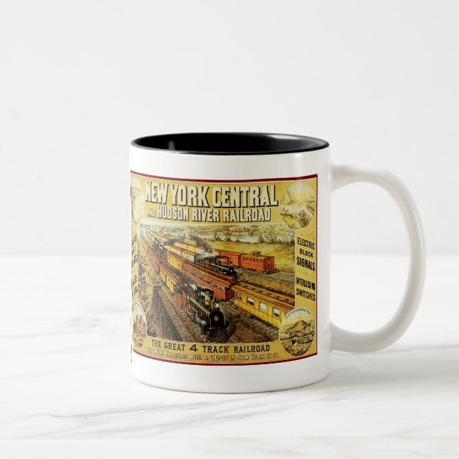 New York Central Two-Tone Coffee Mug (Right)