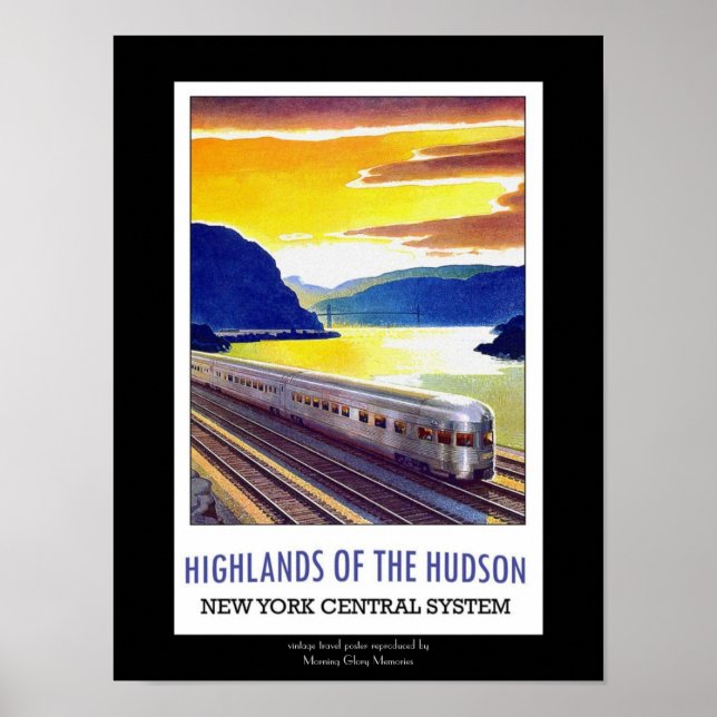New York Central vintage travel poster (Front)