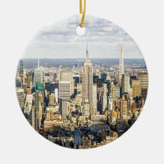 New York Ceramic Tree Decoration