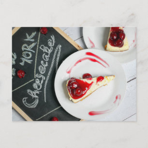 New York cheesecake Postcard