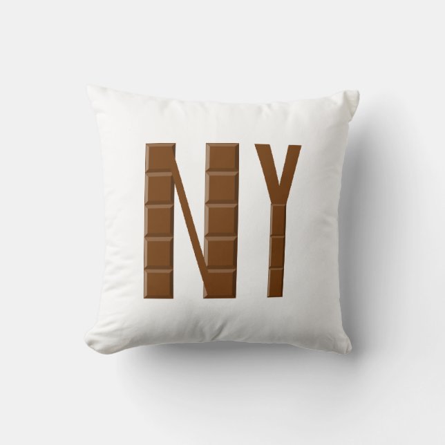 NEW YORK CHOCOLAT Decorative Cushion (Front)