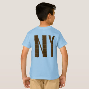 NEW YORK CHOCOLAT DOS blue shirt