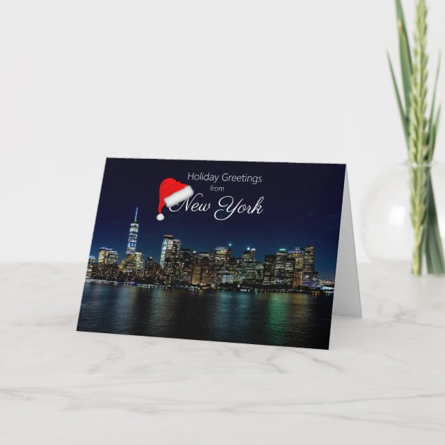 New York Christmas Card Holiday Greeting (Front)