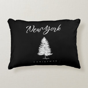New York Christmas Decorative Cushion